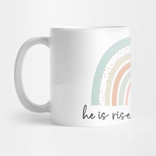 He is risen, as he said. Rainbow Mug